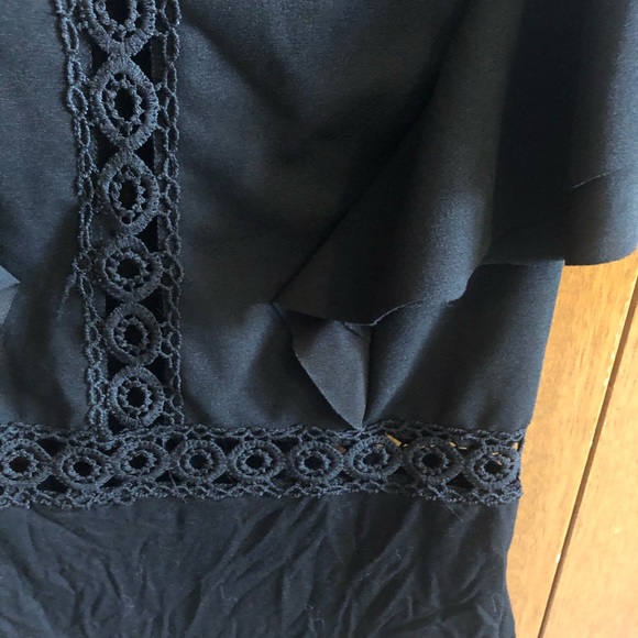 3/$20 Flutter sleeve crocheted bodysuit - Picture 4 of 5